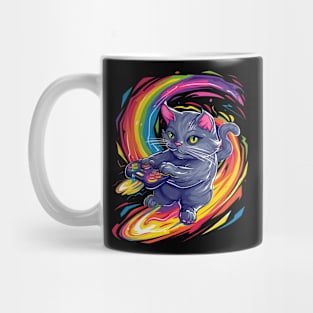 Cat LGBT Fashion Symbolism Mug